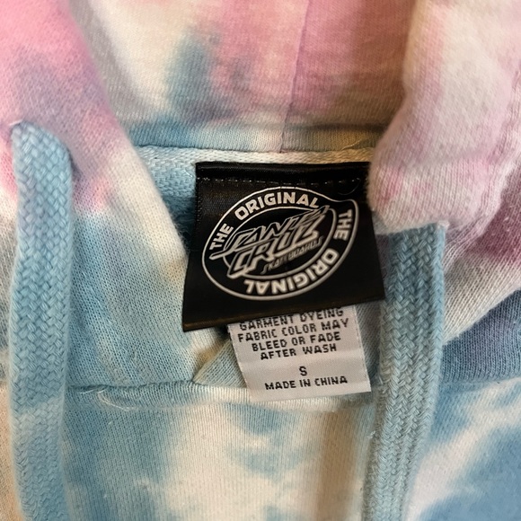 Santa Cruz tye dye hoodie - Picture 3 of 3